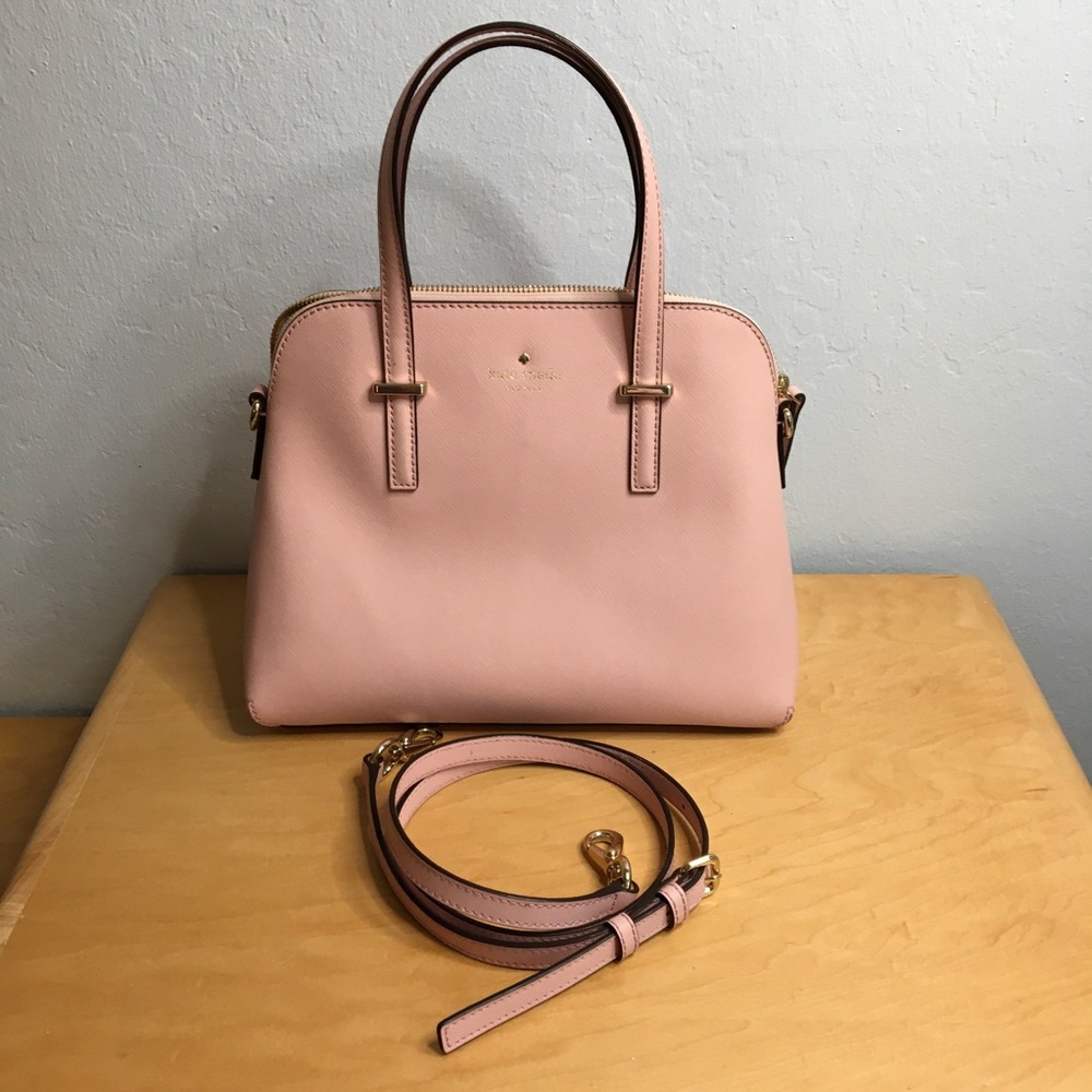 Kate Spade Cedar Street Maise Satchel in rose pink